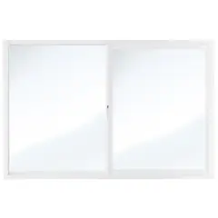 Multimarca - Ventana aluminio blanco 90 x 60 cm