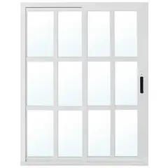Multimarca - Ventana aluminio cuadros 90 x 120 cm