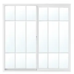 Multimarca - Ventana aluminio con protector 60 x 60 cm