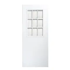 Mimsa - Puerta de Acero 9 Luces 80 x 213cm Blanco