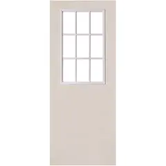 Mimsa - Puerta de Acero 9 Luces 85 x 213cm Blanco