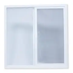 Holztek - Ventana PVC blanco 100 x 100 cm