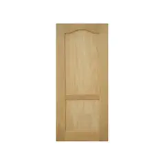 Madera Excel - Puerta de madera de Pino 2 paneles de 71 x 213 cm Natural