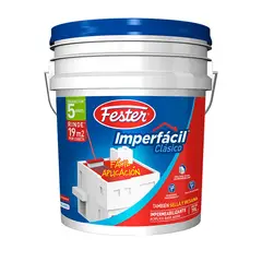 Fester - Impermeabilizante Acrílico - 5 Años de 19 litros - Blanco