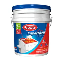 Fester - Impermeabilizante Acrílico - 3 Años de 19 litros - Terracota