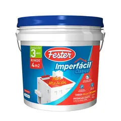 Fester - Impermeabilizante Acrílico - 3 Años de 3.8 litros - Blanco