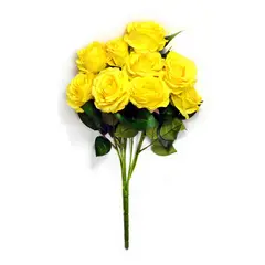 Rosedal - Ramo de 9 rosas amarillo