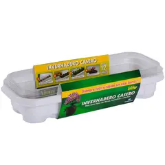 Ergo - Invernadero con 12 peat pellet