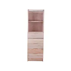 Excell - Cajonera con riel 5 cajones 188 cm natural