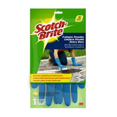 Scotchbrite - Guantes Trabajo Pesado Scotch-Brite, Azules, G.