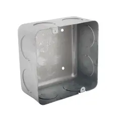 Argos - Caja Metálica Cuadrada Tipo Pesada 6X6 Pulgadas