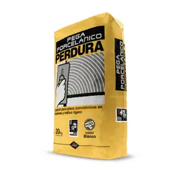 Perdura - Adhesivo Porcelánico Blanco 20 kg