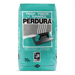 Perdura - Adhesivo Cerámico y Mármol gris 20 kg