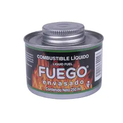 Fuego Envasado - Alcohol Líquido con Mecha 8 horas