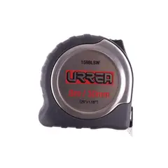 Urrea - Flexómetro de acero inoxidable 8m x 30 mm