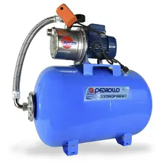 Pedrollo - Equipo Hidroneumático 0.7 HP 4 servicios simultáneos