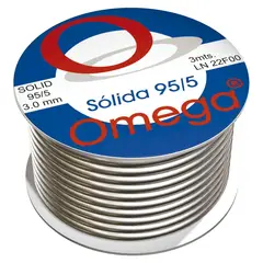 Omega - Soldadura sólida 95/5 de 3.0 mts