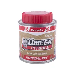 Omega - Cemento para pvc pitbull dorado bote 125 ml