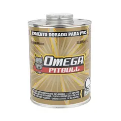 Omega - Cemento para pvc pitbull dorado bote 1 lt