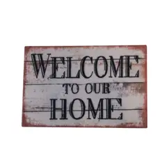 Just Home Collection - Tapete para entrada Welcome TOH de 40 x 60 cm Marrón