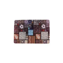 Just Home Collection - Tapete para entrada Mosaico de 40 x 60 cm Multicolor