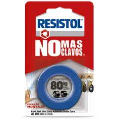 Resistol - No Más Clavos Cinta De Montaje 80 Kg