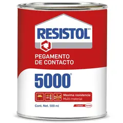 Resistol - 5000 Pegamento De Contacto Lata 500 Ml