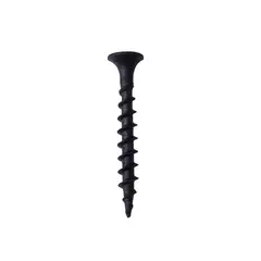 Fixser - Tornillo cabeza plana 10x1-1/2 negro (b-100)