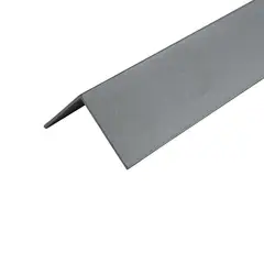 undefined - Ángulo 30 x 30 x 1 mm aluminio anodizado plata 1 m