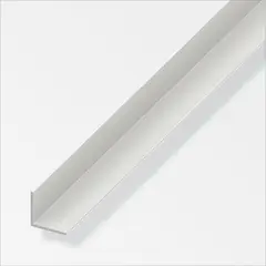 undefined - Ángulo 20 x 20 x 1 mm PVC blanco 2.5 m