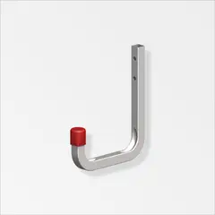 undefined - Gancho p/pared de acero galvanizado 115 x 140 mm