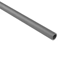 undefined - Tubo redondo 8x1mm aluminio anod plata 1m