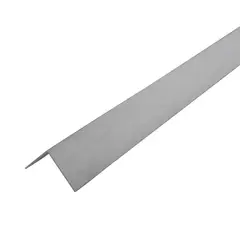 undefined - Ángulo 25 x 25 x 1 mm aluminio anodizado plata 1 m