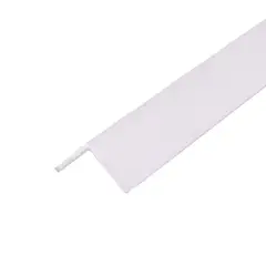 undefined - Ángulo 15 x 15 x 1 mm PVC blanco 1 m