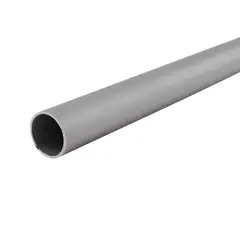 Alfer - Tubo redondo 16x1mm aluminio anod plata 1m