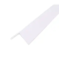 undefined - Ángulo 40 x 40 x 1.2 mm PVC blanco 1 m