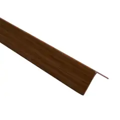 undefined - Ángulo adherible 20 x 20+Q130 x 1 mm PVC roble claro 2.5 m