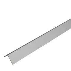 undefined - Ángulo 15 x 15 x 1 mm aluminio anodizado plata 2.5 m