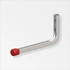 undefined - Gancho "I" p/pared de acero 175 x 80 mm