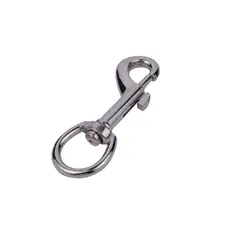 Fixser - Gancho Giratorio Cierre con Perno Níquel 3/4" x 3"