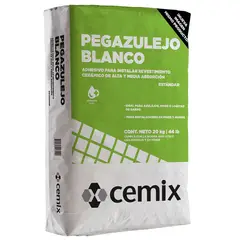 Cemix - Adhesivo Pegazulejo blanco 20 kg