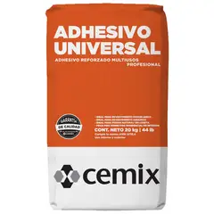 Cemix - Adhesivo universal blanco 20 kg