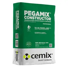 Cemix - Adhesivo Pegamix constructor blanco 20 kg