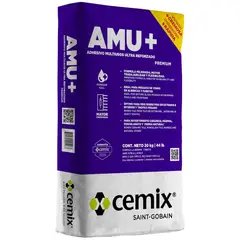 Cemix - Adhesivo AMU 10 kg Blanco.