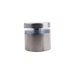 Dexter - Herraje de sujeción para vidrio templado 30 x 25 mm