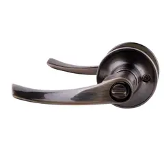 Dexter - Cerradura Manija Cuarzo sin Llave Latón Ant. B. Pack