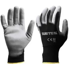 Surtek - Guante de nylon c/recubrimiento de poliuretano T-M