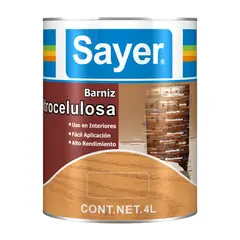 Sayerlack - Barniz Nitrocelulosa 4 L brillante