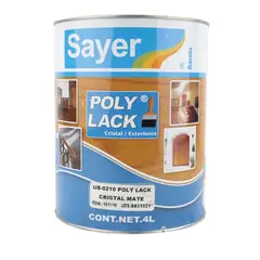 Sayerlack - Barniz poliuretano exterior Poly Lack 4 L mate
