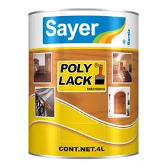 Sayerlack - Barniz poliuretano interior Poly Fond 4 L
